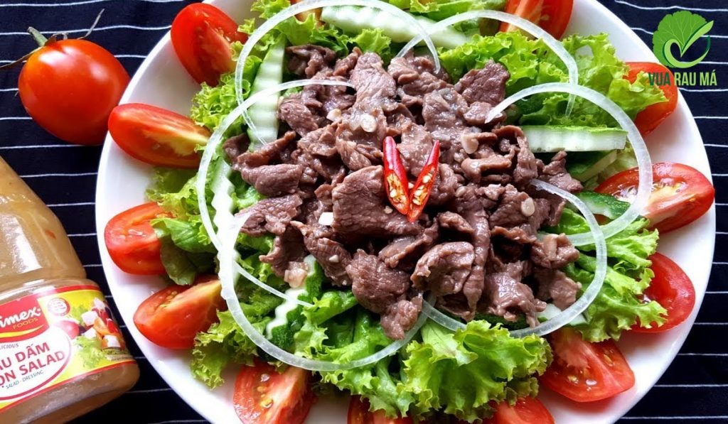 salad thịt bò